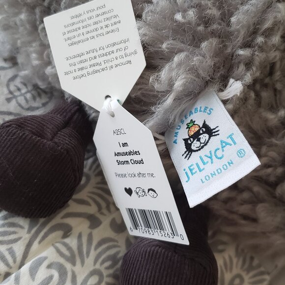 Jellycat Amuseables Storm Cloud - Picture 4 of 4